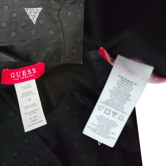 Little Girls Youth Black Wednesday, Goth, Size Medium Knee Length Dress - Picture 2 of 6